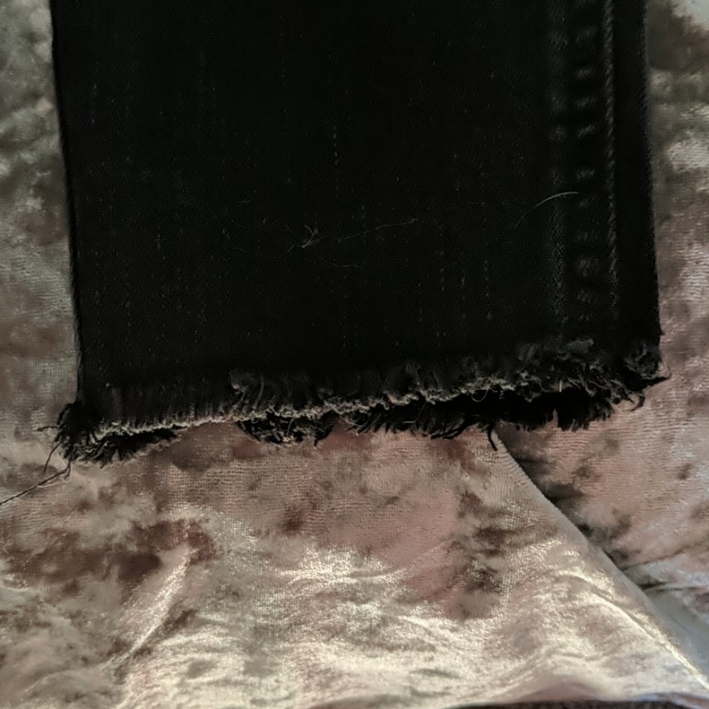 Black Jeans with Fake Rips - Picture 2 of 4